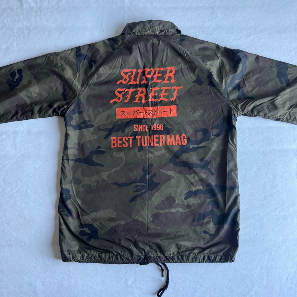 Super Street camo windbreaker